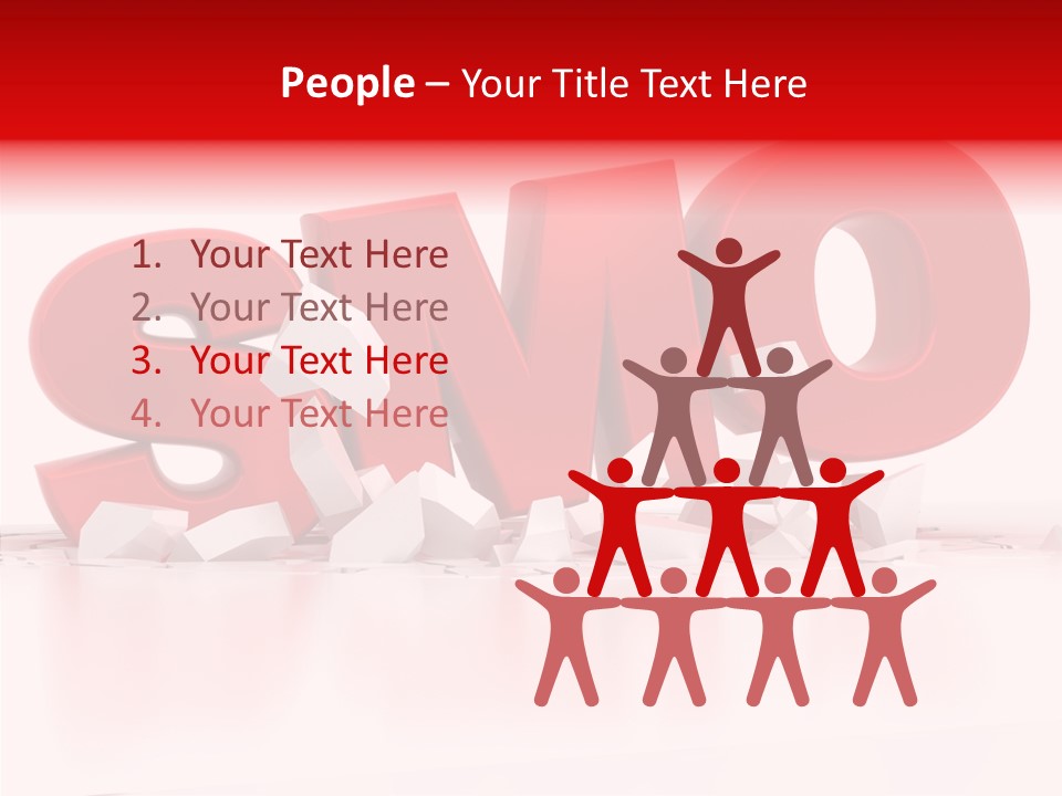 Traffic Text Seo PowerPoint Template