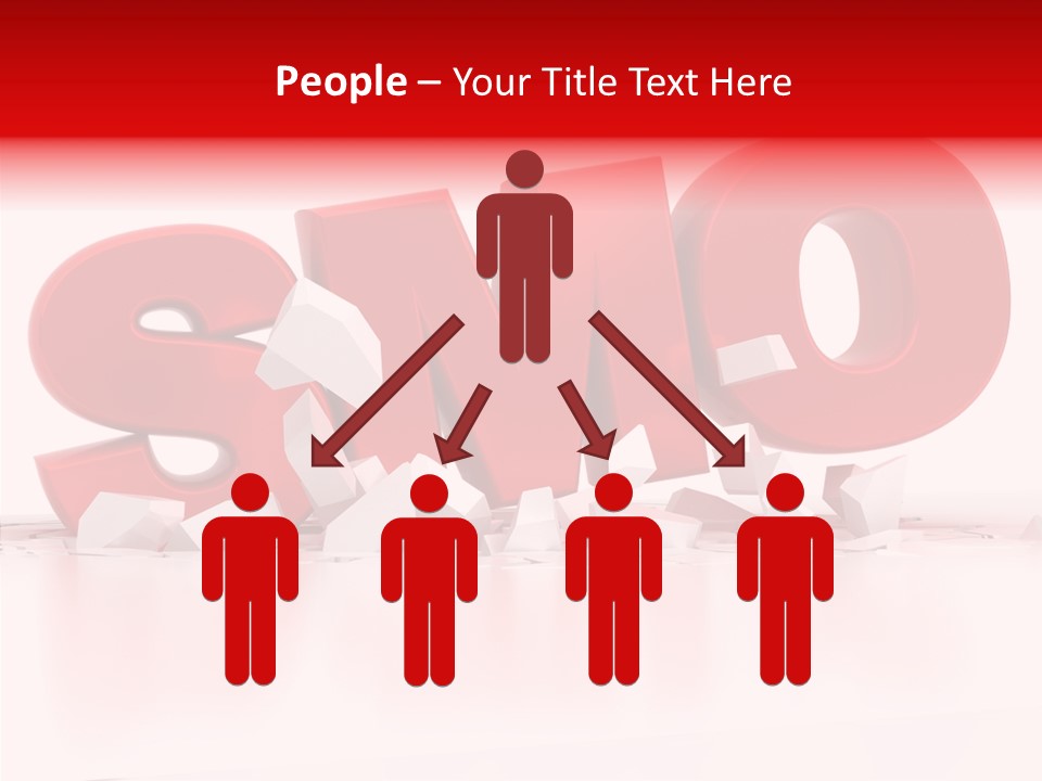 Traffic Text Seo PowerPoint Template