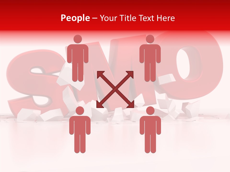 Traffic Text Seo PowerPoint Template