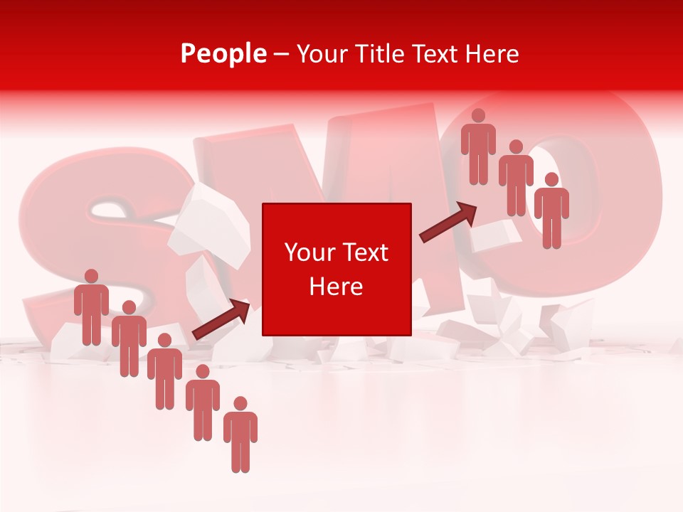 Traffic Text Seo PowerPoint Template
