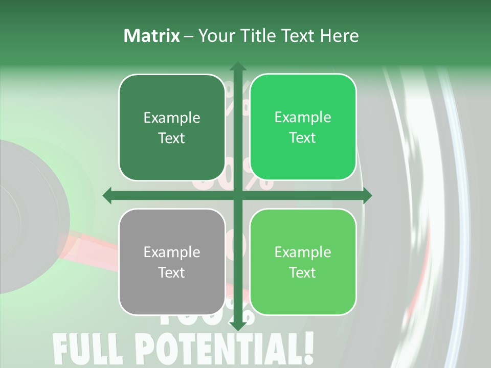 Max Illustrated Result PowerPoint Template
