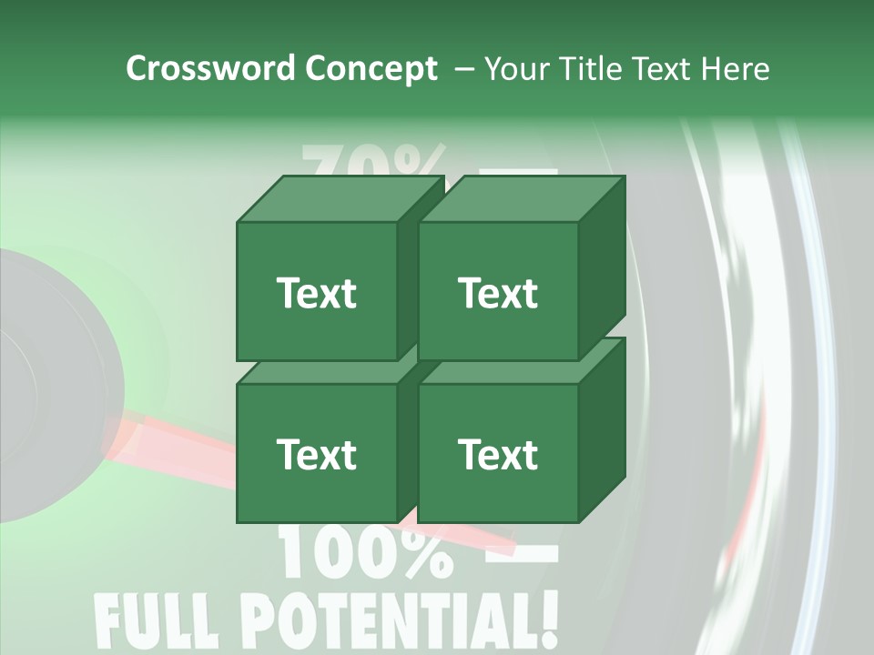Max Illustrated Result PowerPoint Template