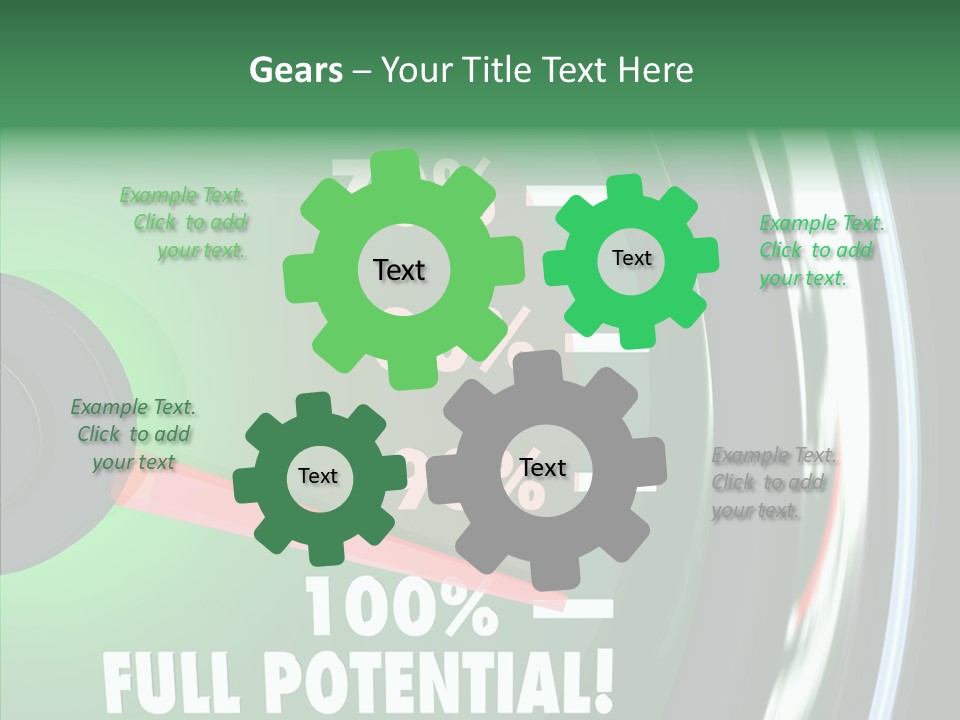 Max Illustrated Result PowerPoint Template