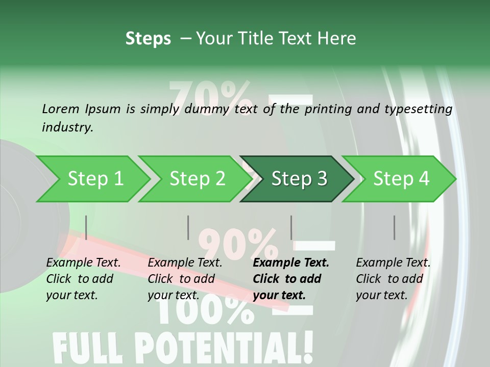 Max Illustrated Result PowerPoint Template