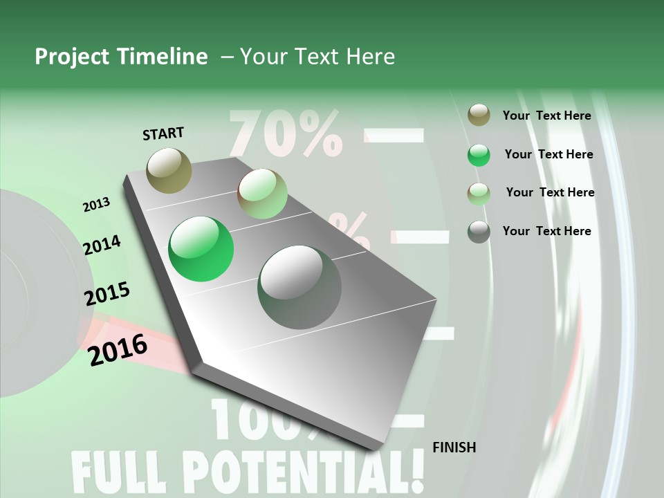 Max Illustrated Result PowerPoint Template