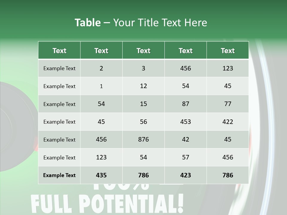 Max Illustrated Result PowerPoint Template
