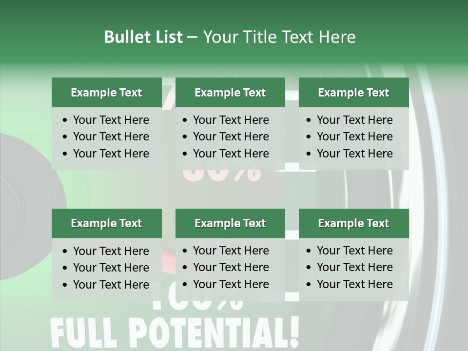 Max Illustrated Result PowerPoint Template