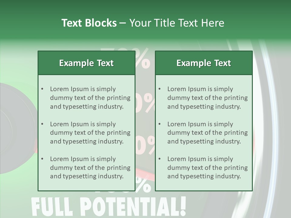 Max Illustrated Result PowerPoint Template