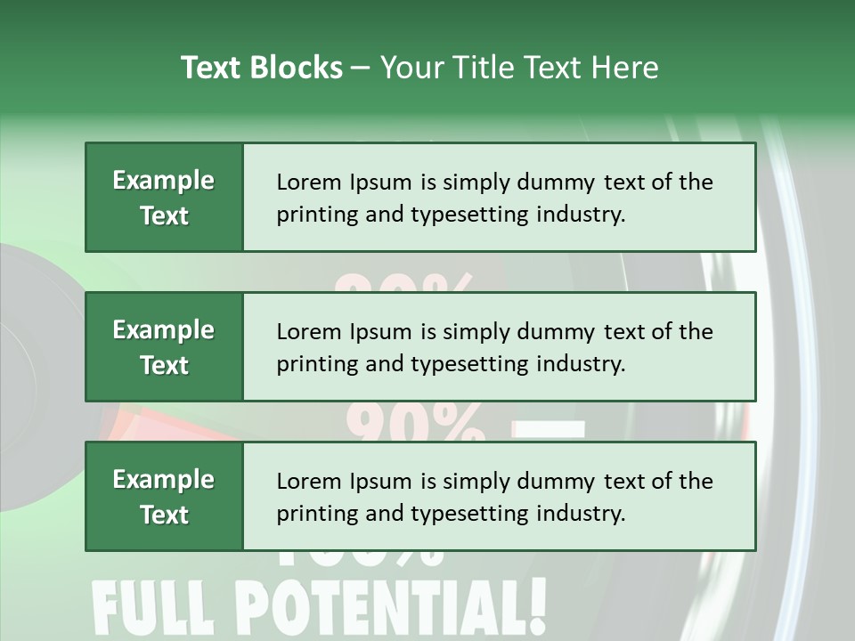 Max Illustrated Result PowerPoint Template