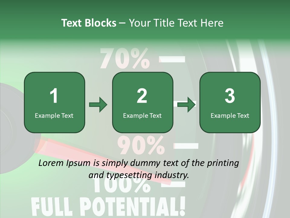 Max Illustrated Result PowerPoint Template