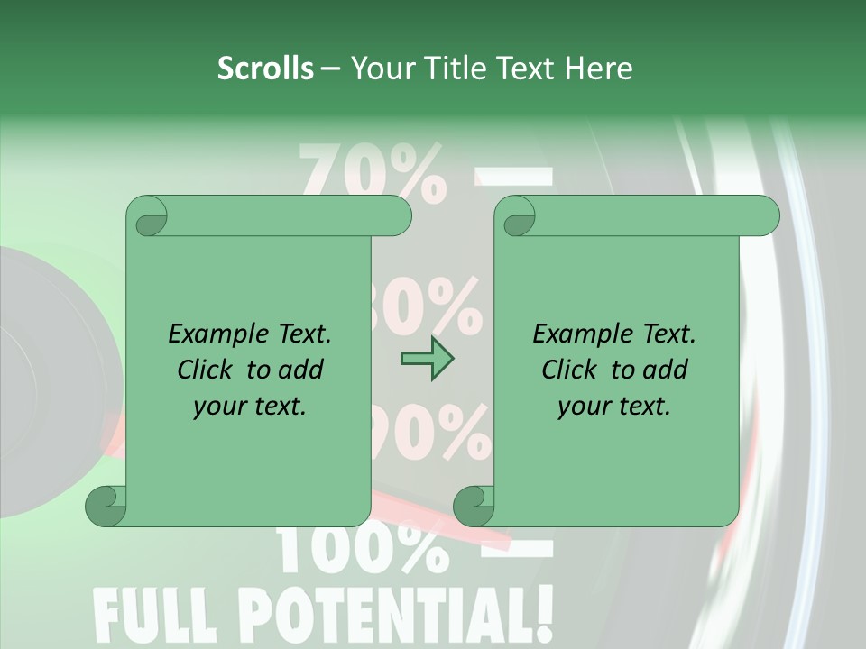 Max Illustrated Result PowerPoint Template