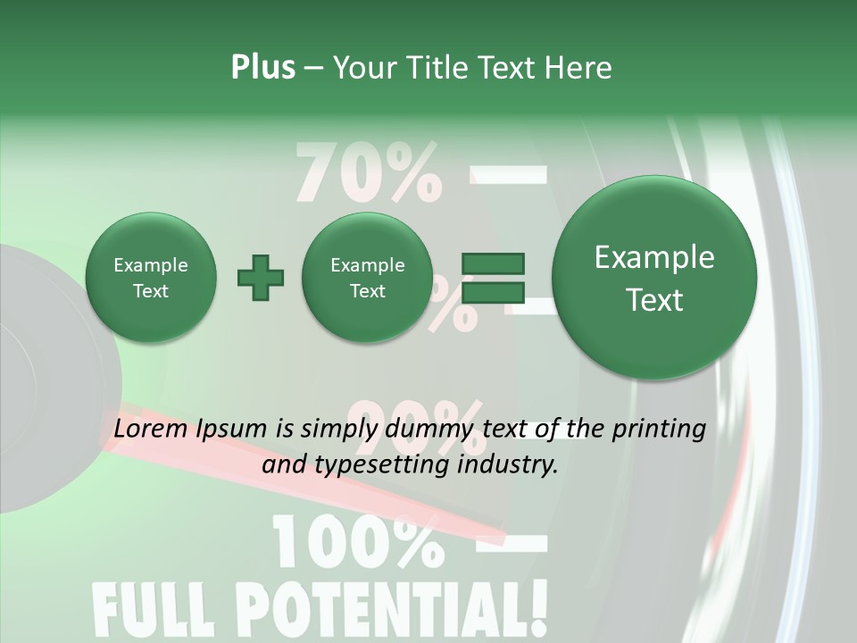 Max Illustrated Result PowerPoint Template