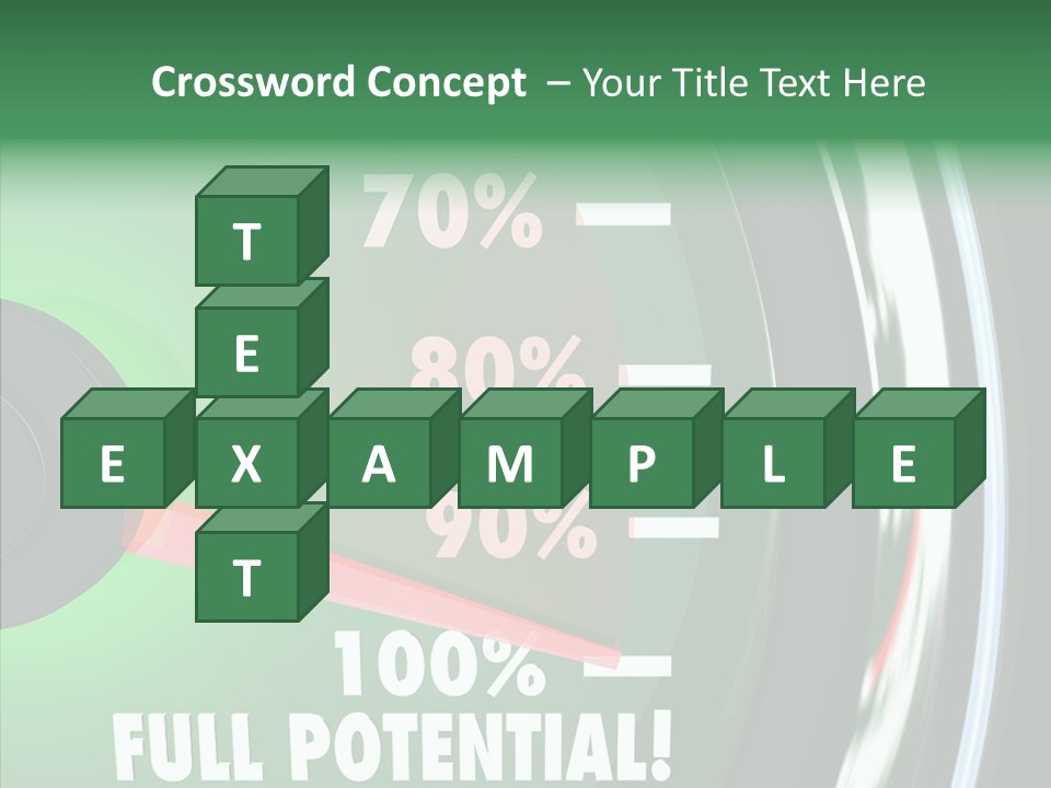 Max Illustrated Result PowerPoint Template