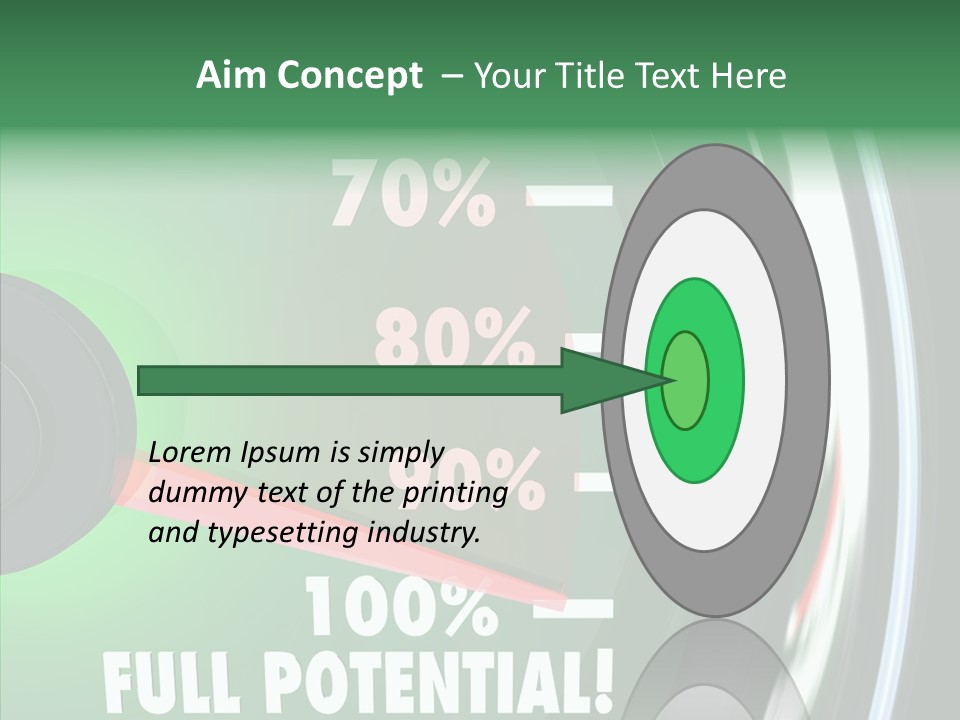 Max Illustrated Result PowerPoint Template