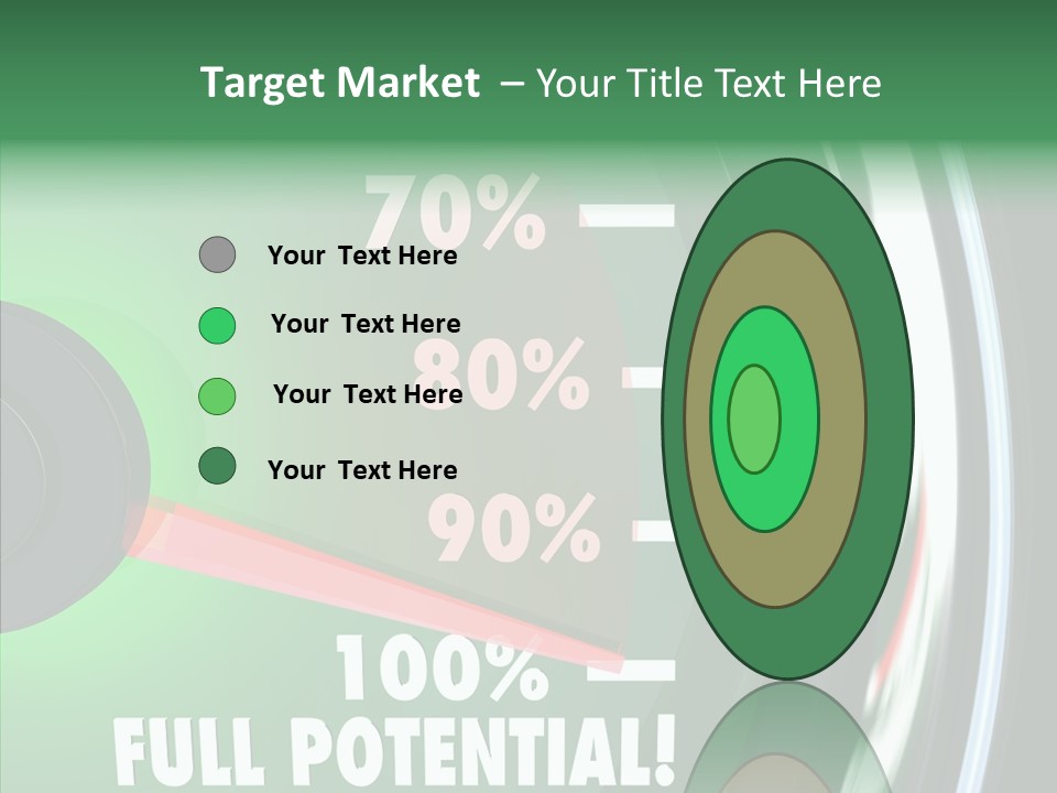 Max Illustrated Result PowerPoint Template