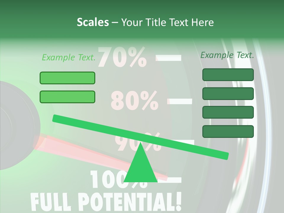 Max Illustrated Result PowerPoint Template