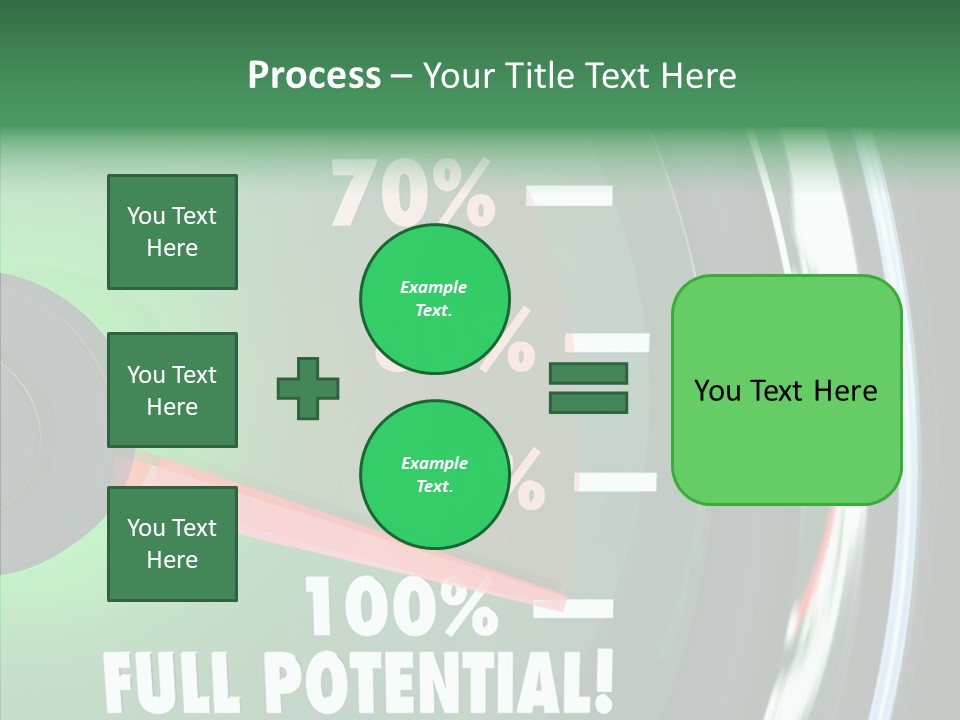 Max Illustrated Result PowerPoint Template