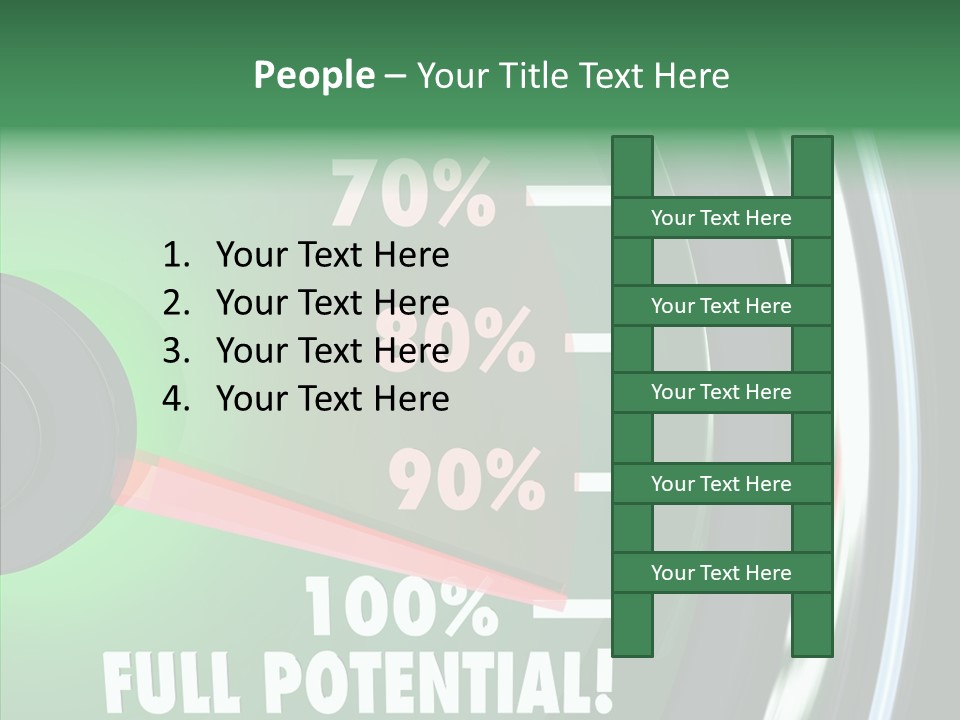 Max Illustrated Result PowerPoint Template