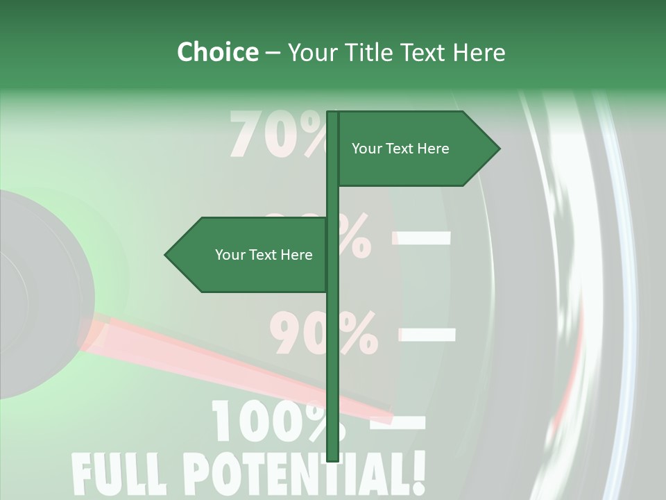 Max Illustrated Result PowerPoint Template