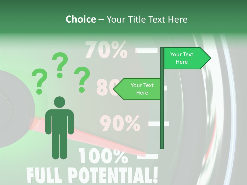 Max Illustrated Result PowerPoint Template
