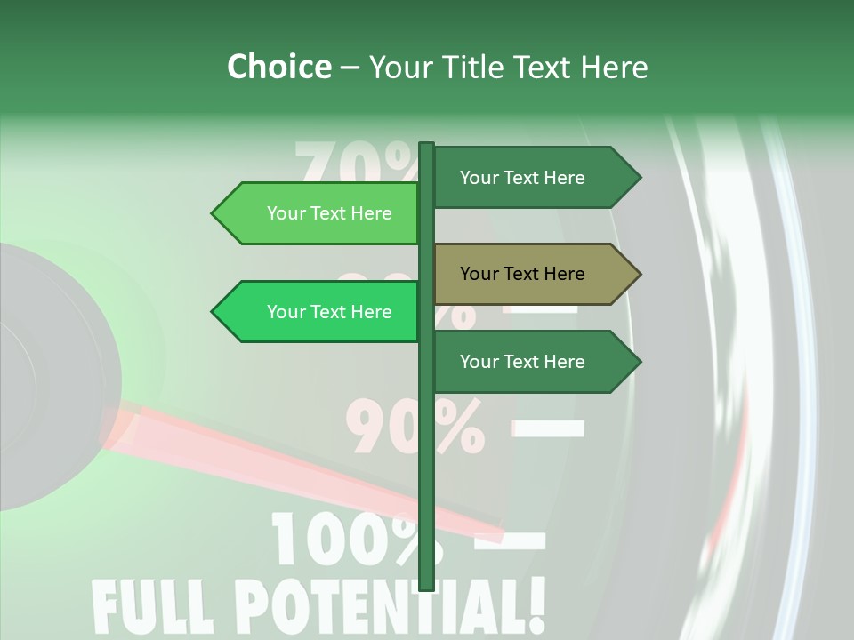 Max Illustrated Result PowerPoint Template