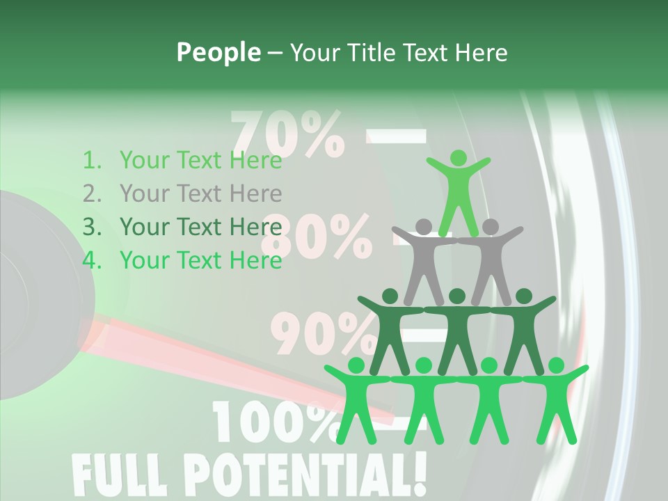 Max Illustrated Result PowerPoint Template