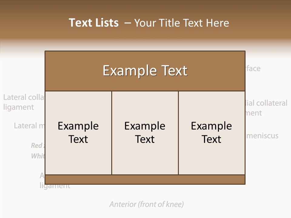 Bone Orthopedic Movement PowerPoint Template
