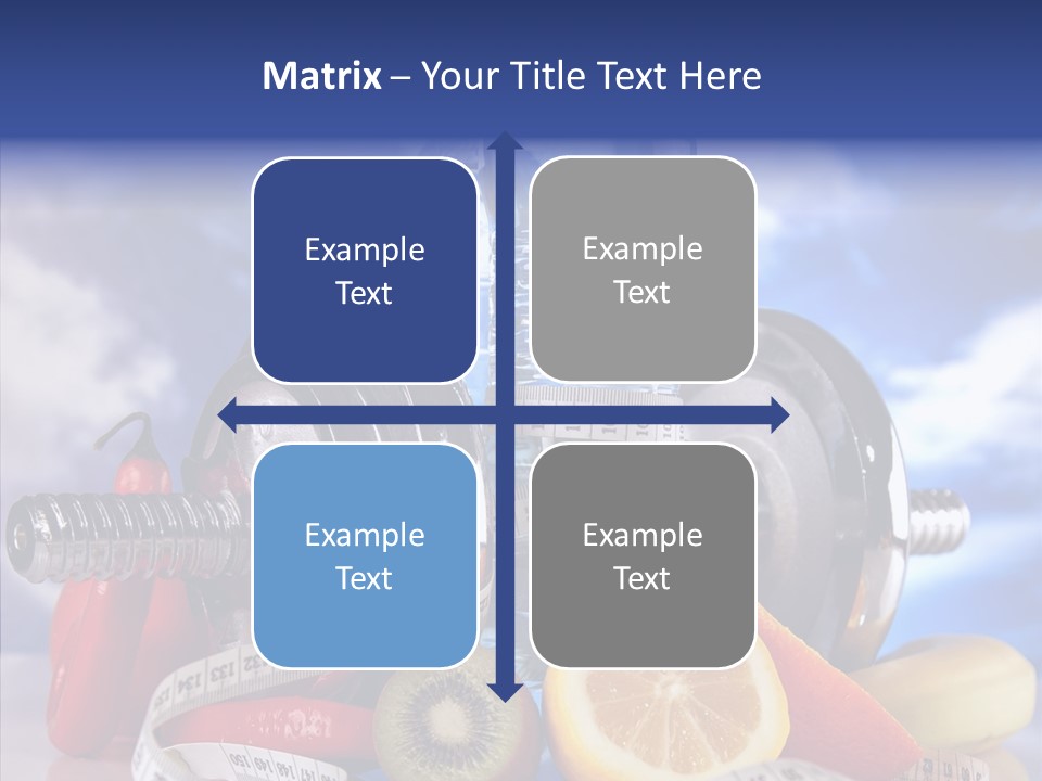 Toning Eating Concept PowerPoint Template