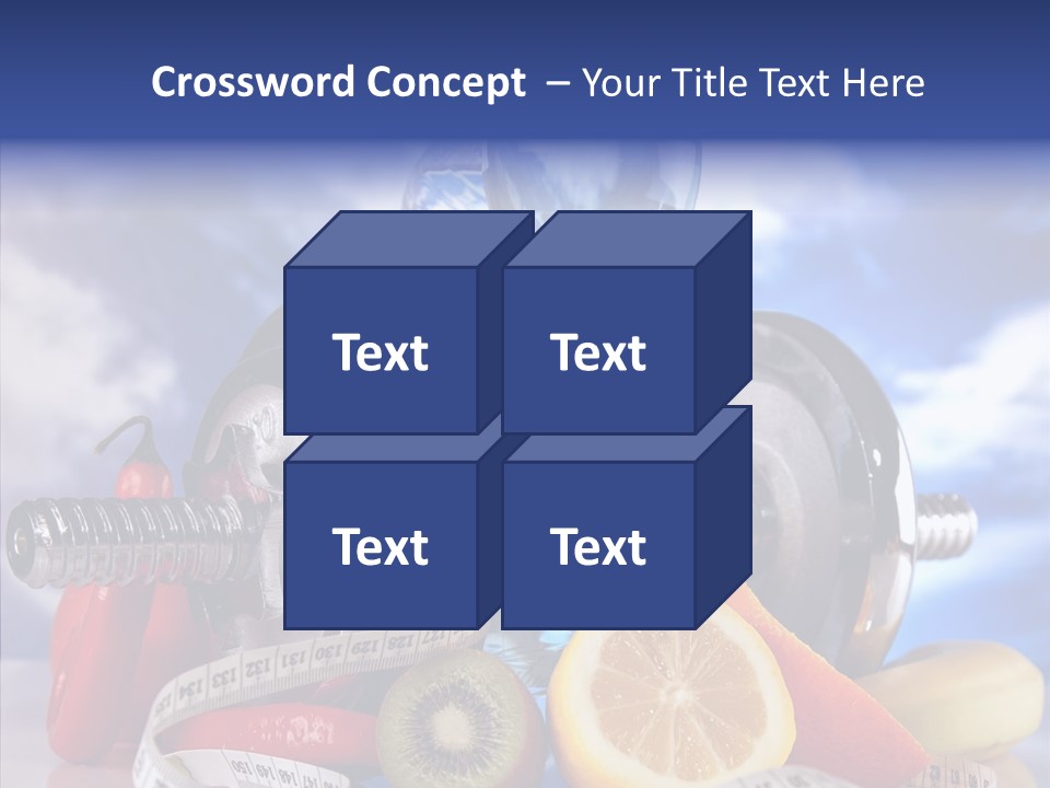 Toning Eating Concept PowerPoint Template