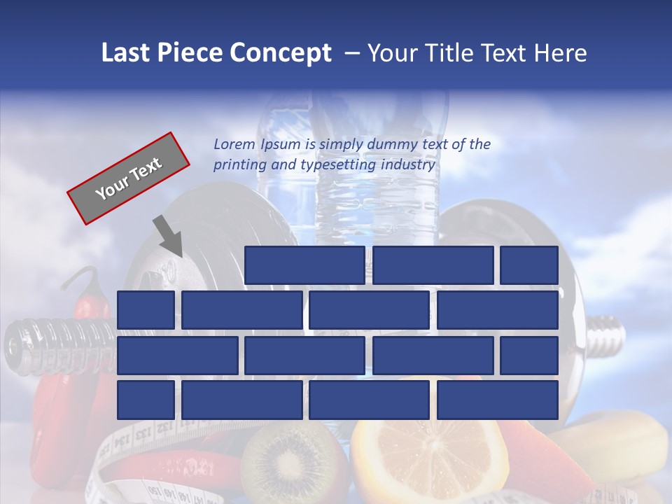 Toning Eating Concept PowerPoint Template