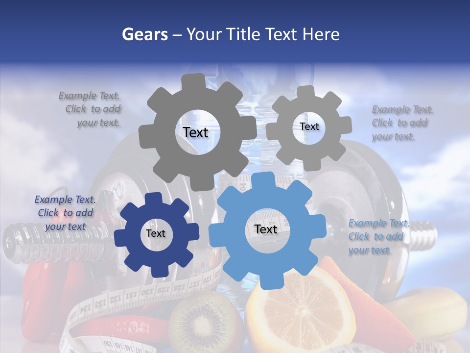 Toning Eating Concept PowerPoint Template