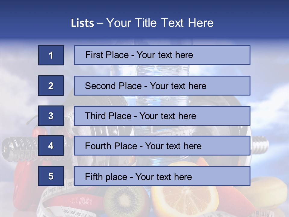 Toning Eating Concept PowerPoint Template