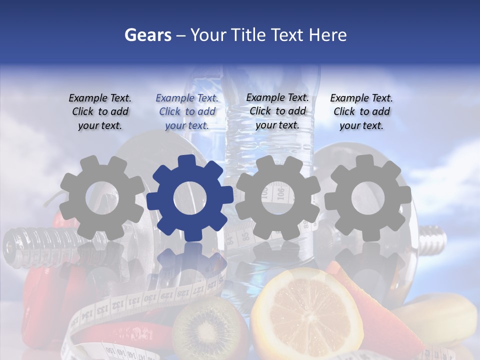 Toning Eating Concept PowerPoint Template