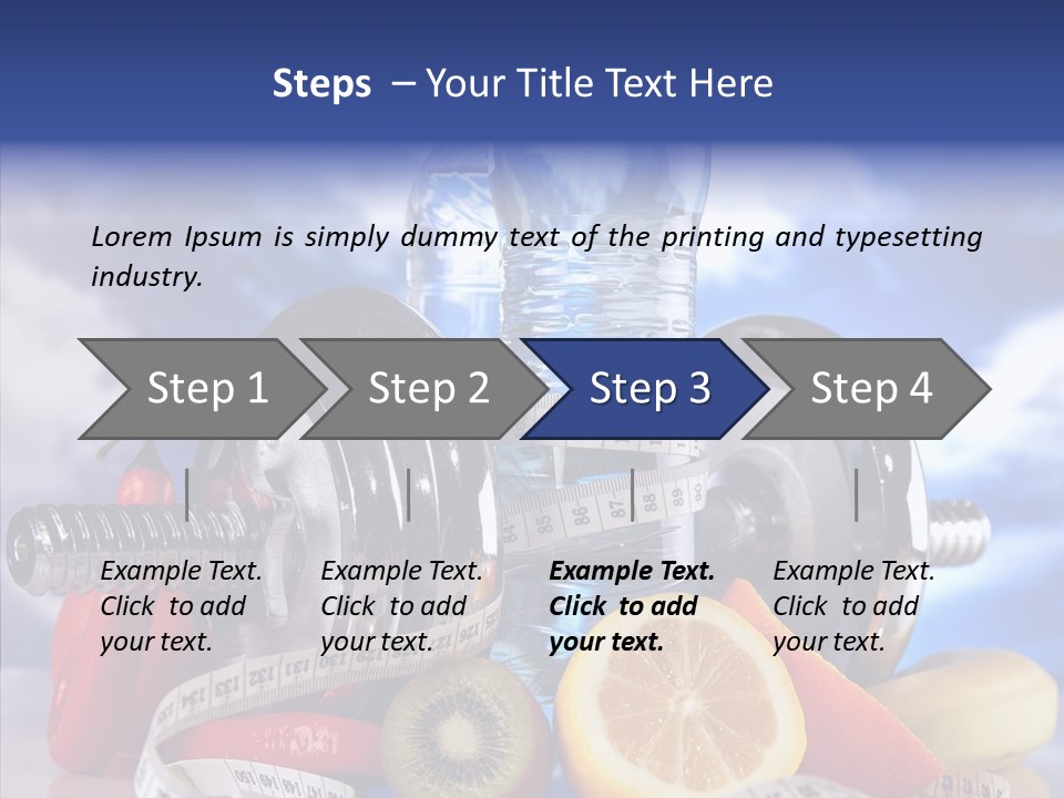Toning Eating Concept PowerPoint Template