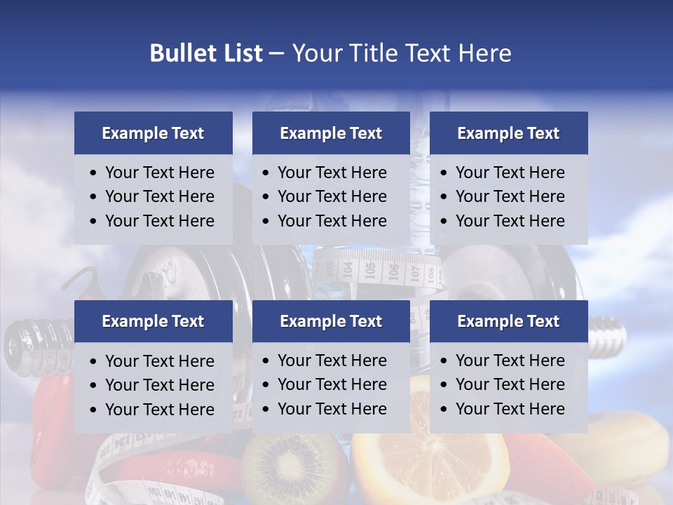 Toning Eating Concept PowerPoint Template