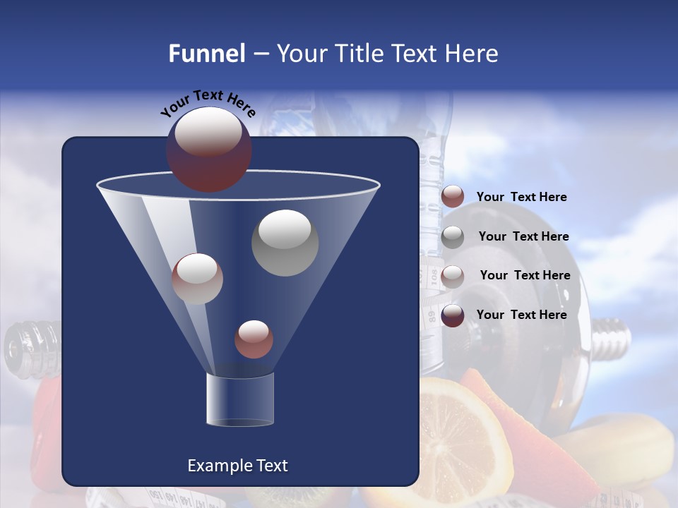 Toning Eating Concept PowerPoint Template