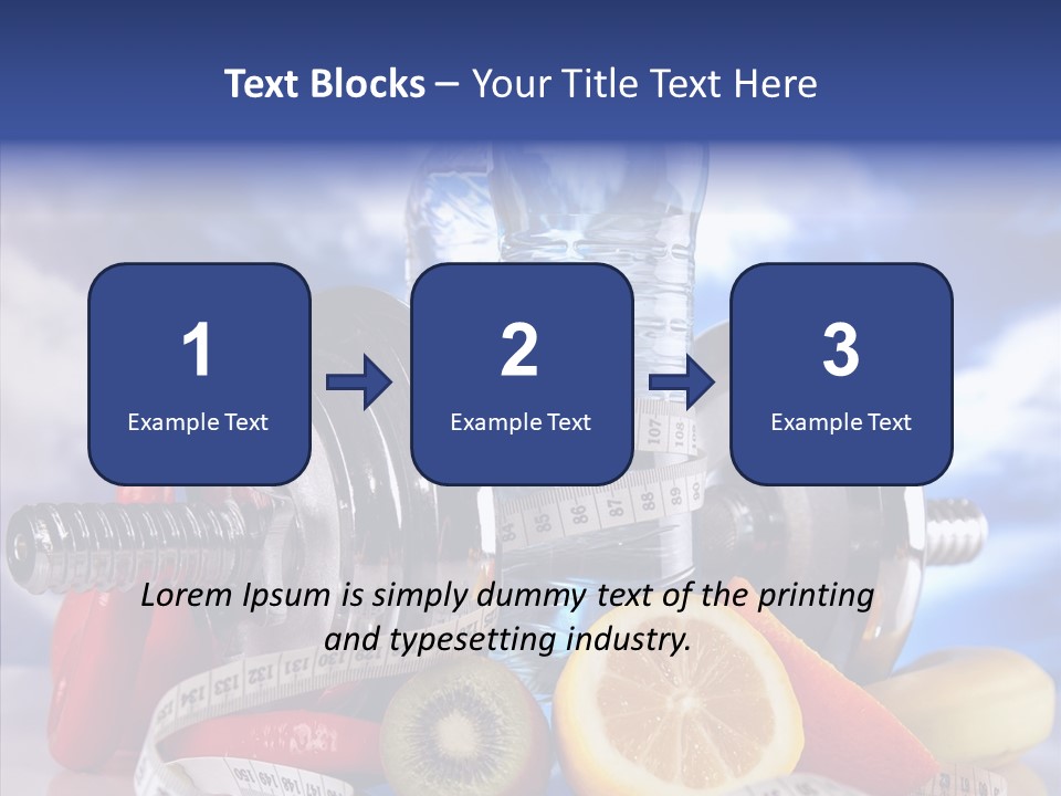 Toning Eating Concept PowerPoint Template