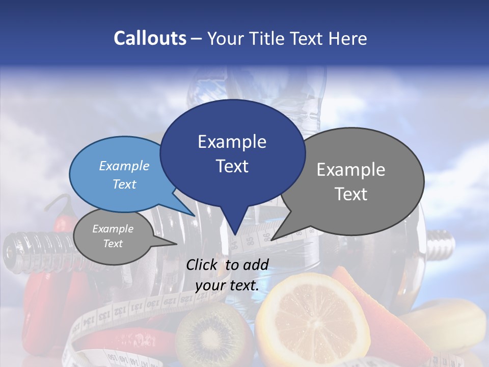 Toning Eating Concept PowerPoint Template
