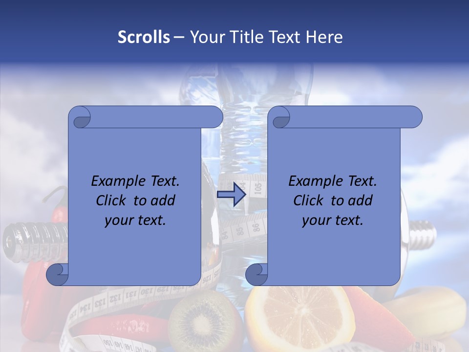 Toning Eating Concept PowerPoint Template