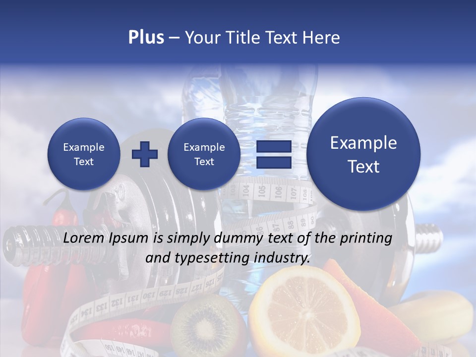 Toning Eating Concept PowerPoint Template