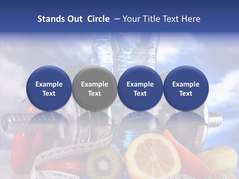 Toning Eating Concept PowerPoint Template