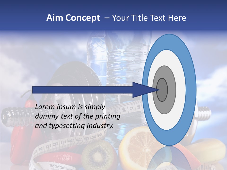 Toning Eating Concept PowerPoint Template