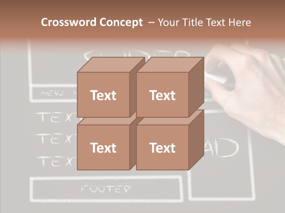 Blackboard Content Performance PowerPoint Template