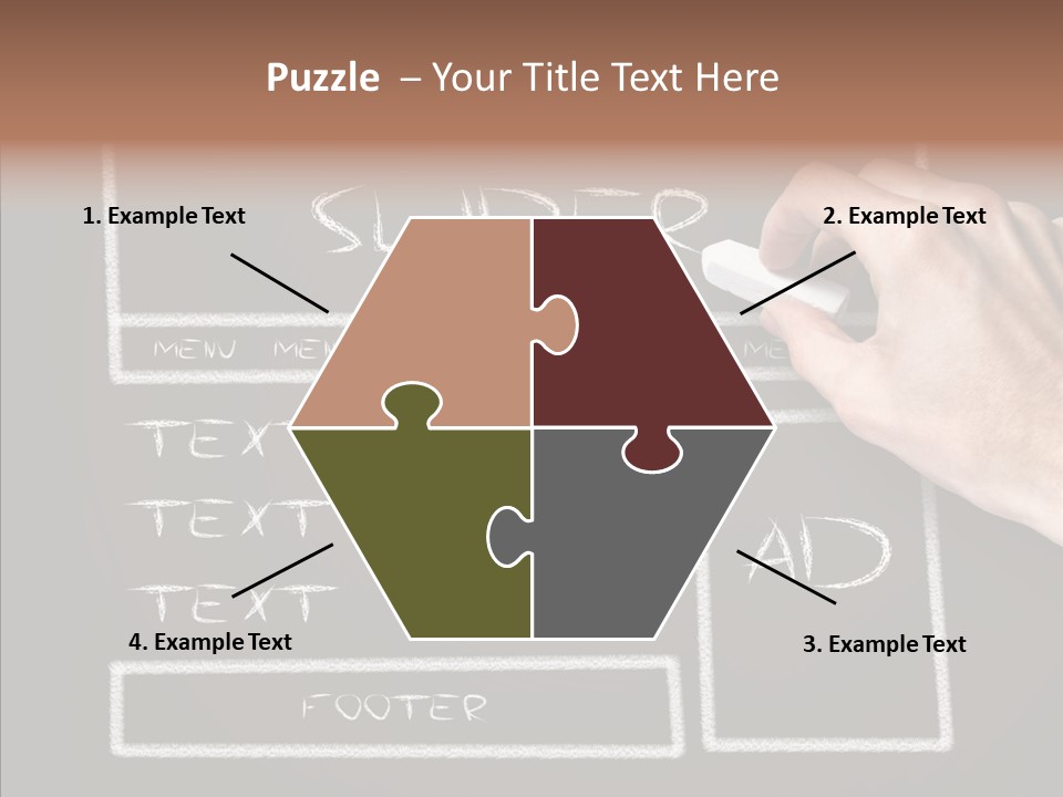 Blackboard Content Performance PowerPoint Template