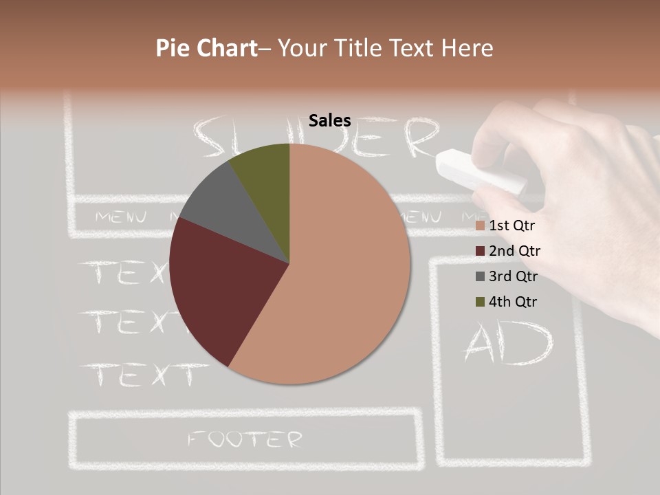 Blackboard Content Performance PowerPoint Template