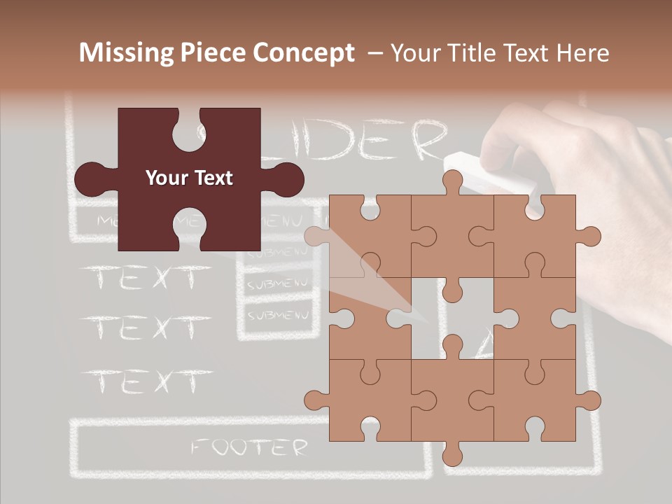 Blackboard Content Performance PowerPoint Template