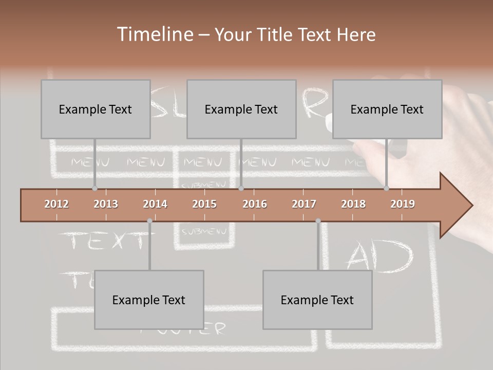 Blackboard Content Performance PowerPoint Template
