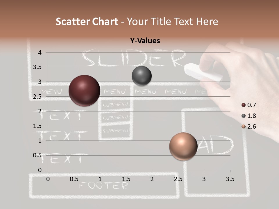 Blackboard Content Performance PowerPoint Template