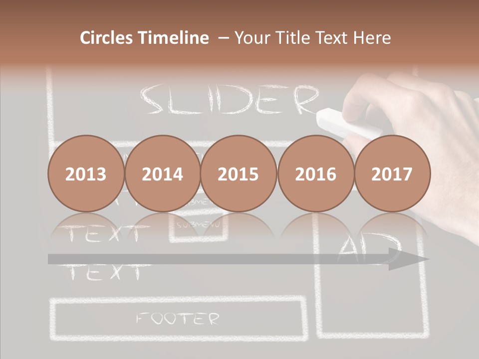 Blackboard Content Performance PowerPoint Template