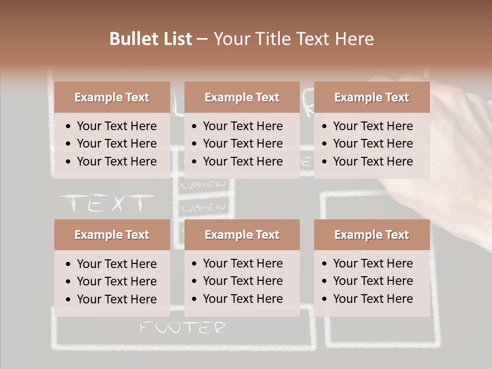 Blackboard Content Performance PowerPoint Template